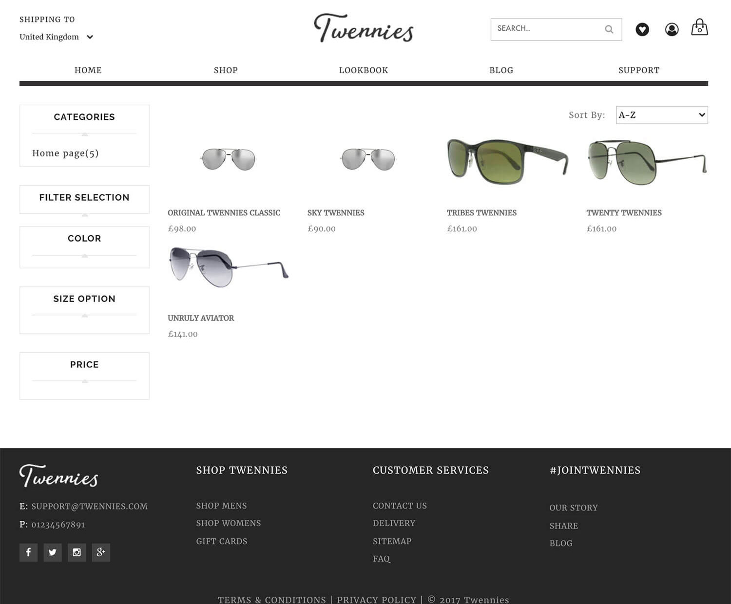 Twennies category page